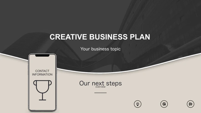 Beige Road Business Plan Presentation Template