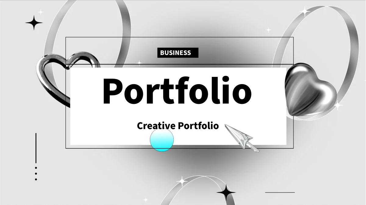 Chrome Heart Portfolio Presentation Template — Slide 1 of 20