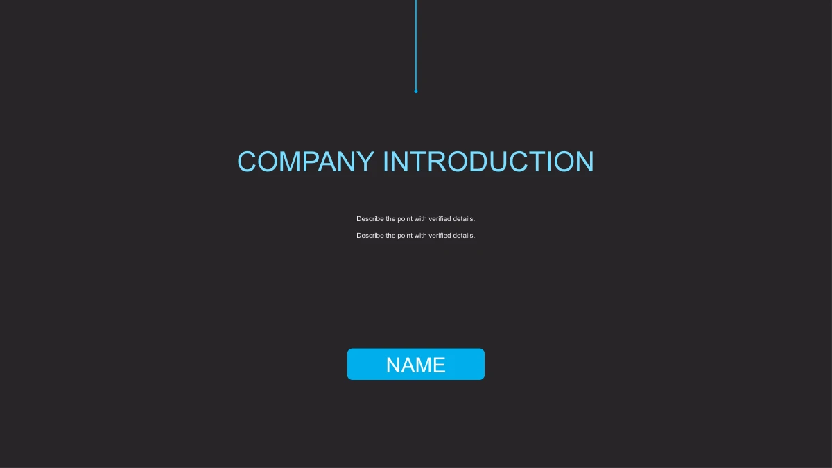 Company Introduction Presentation Template — Slide 1 of 19