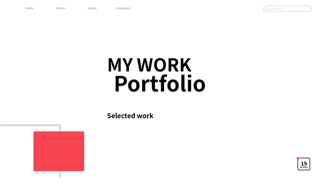 Coral Frame Portfolio Presentation Template