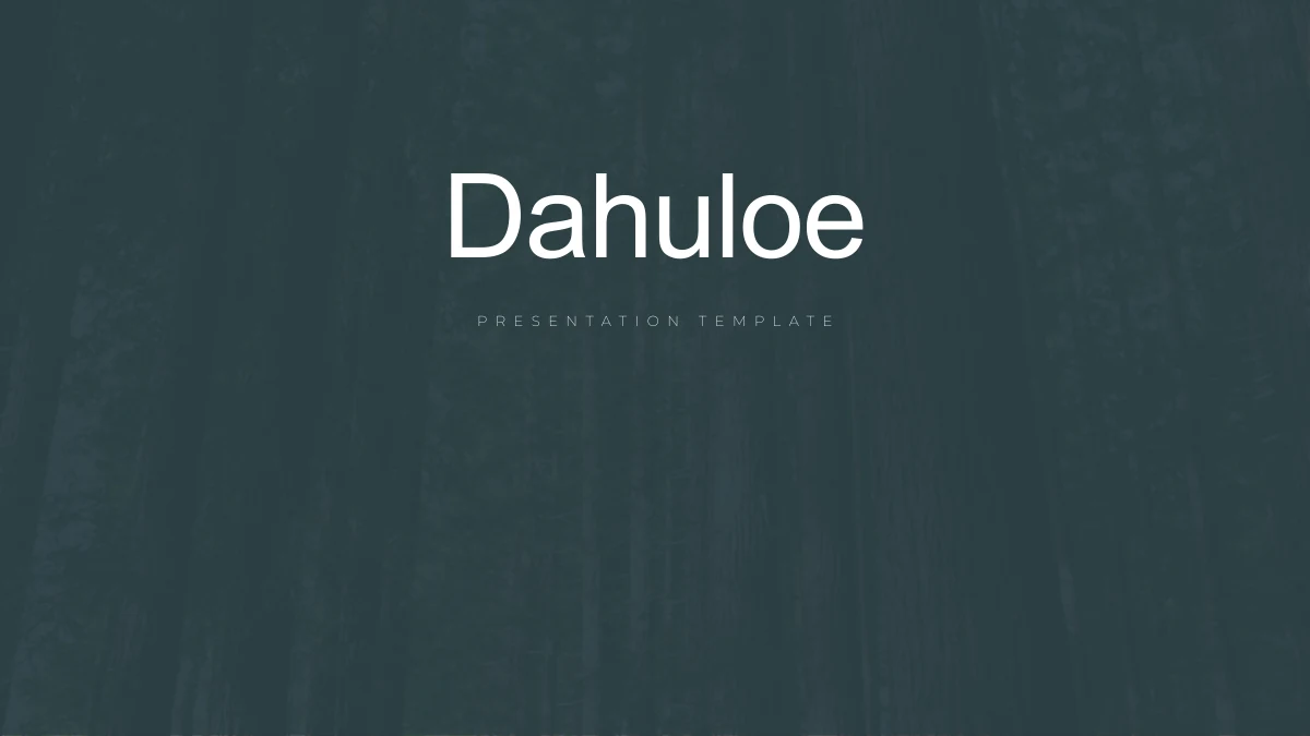 Templat pembentangan Dahuloe — Slaid 1 daripada 42