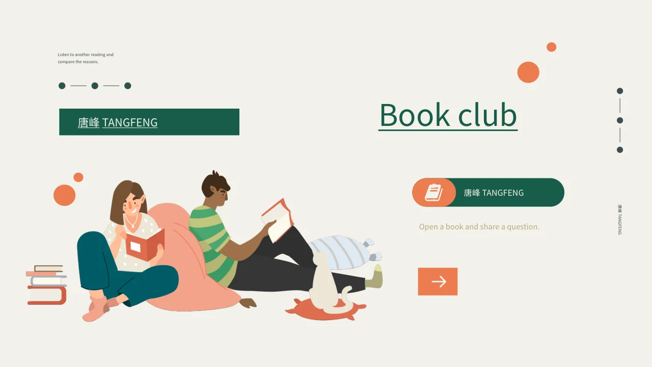 Forest Reader Club Presentation Template — Slide 1 of 25