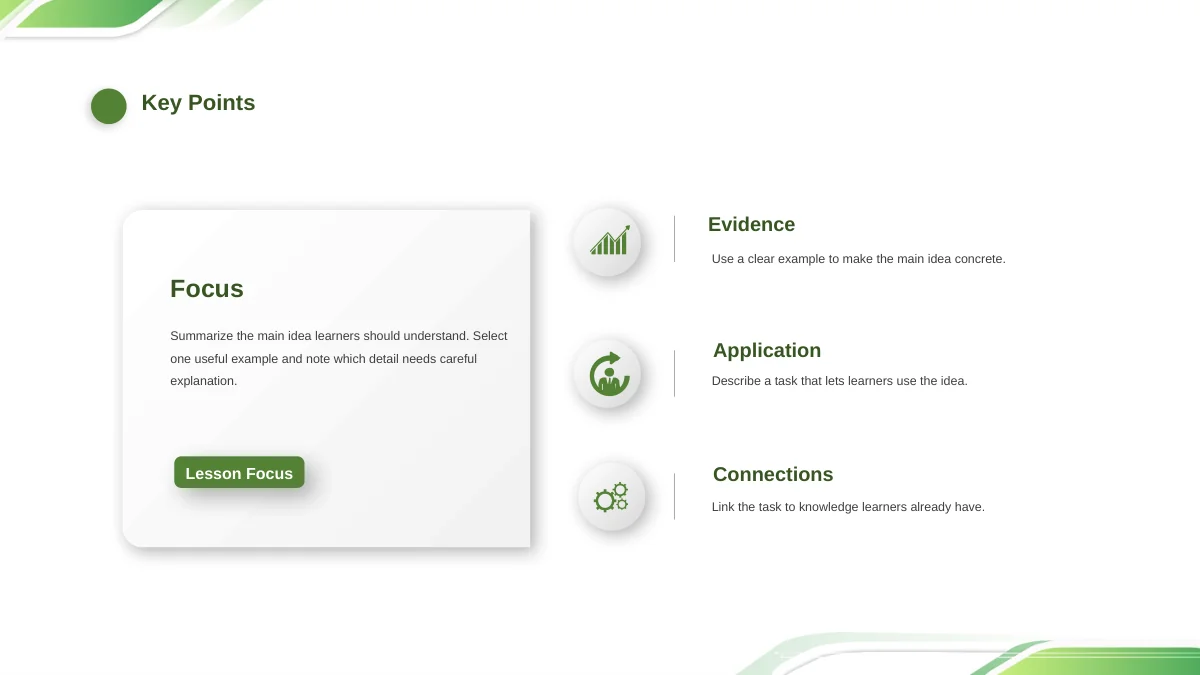 Slideshows for Teachers: Green Ribbon Lesson Plan | PPT AI