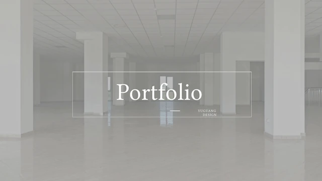 Plantilla de presentación Portfolio de arquitectura gris