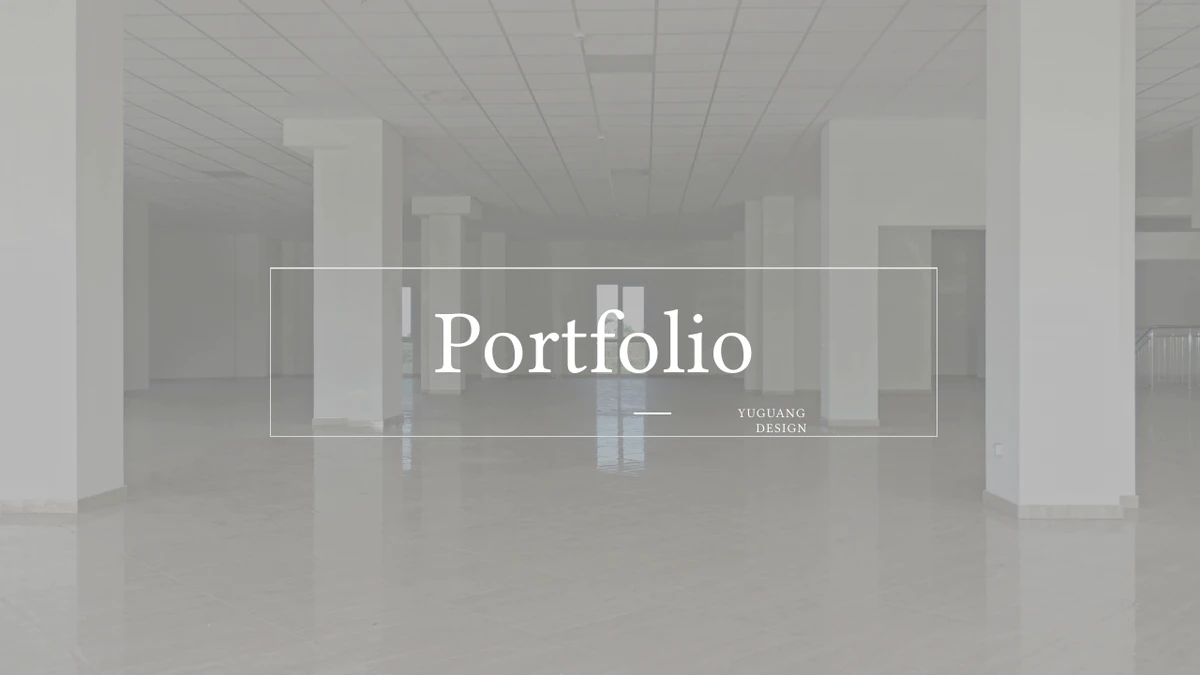 Plantilla de presentación Portfolio de arquitectura gris — Diapositiva 1 de 10
