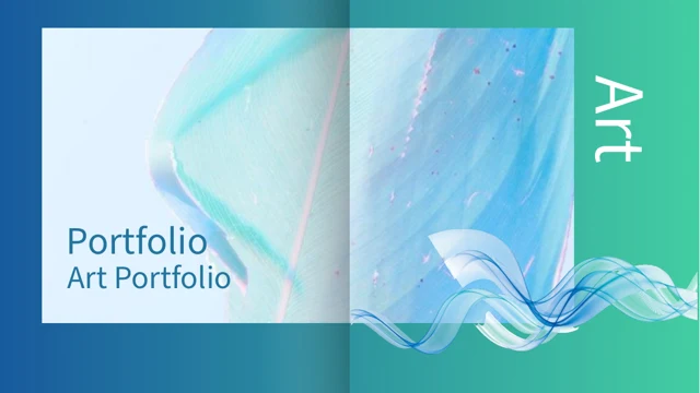 Iridescent Art Portfolio Presentation Template