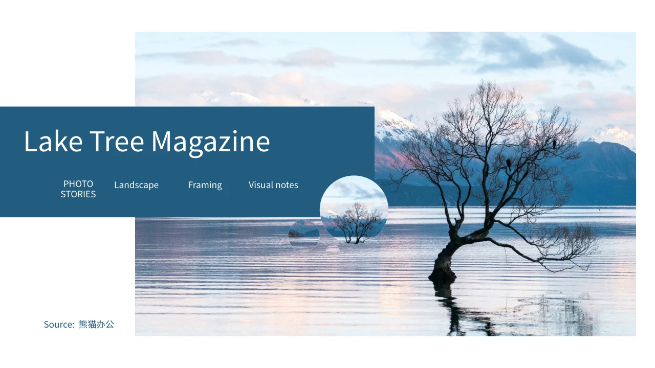 Lake Tree Magazine Presentation Template