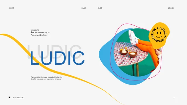 Templat pembentangan Ludic
