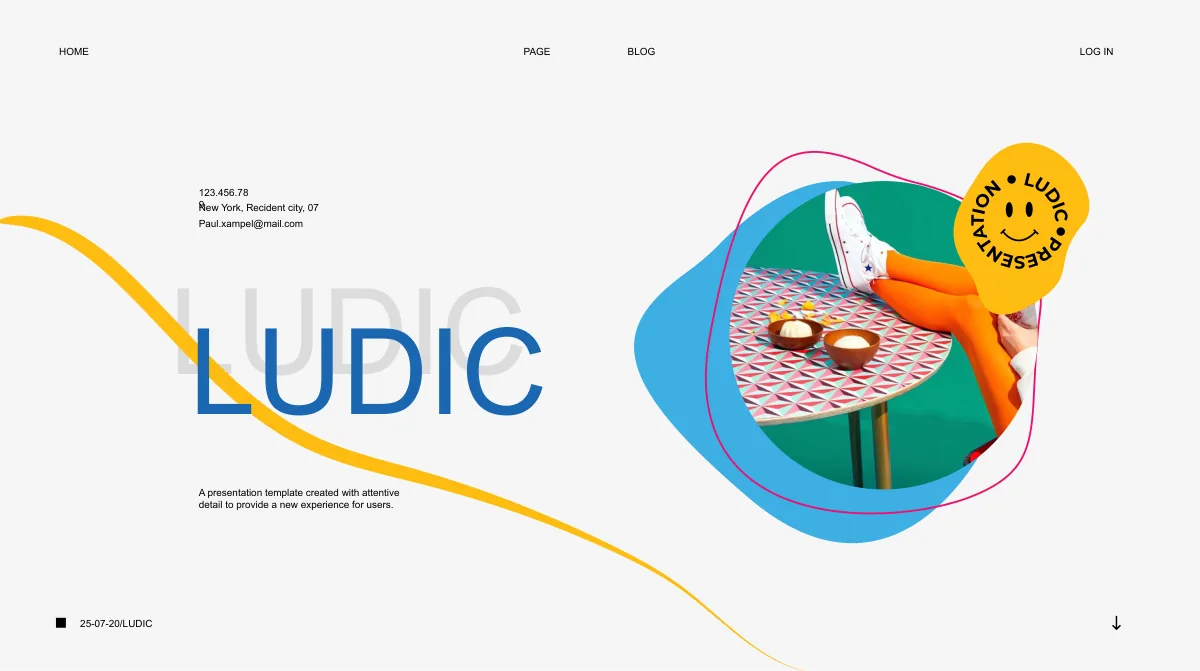 Ludic Presentation Template — Slide 1 of 30