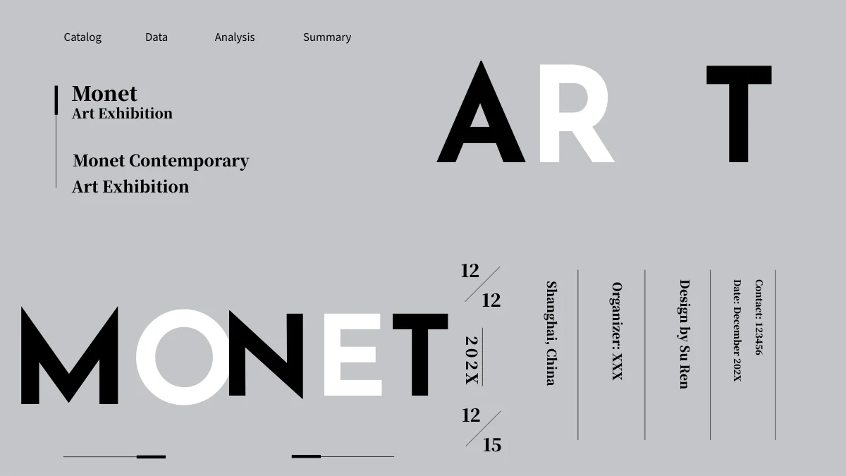 Monet Art Exhibition Presentation Template — Slide 1 of 24