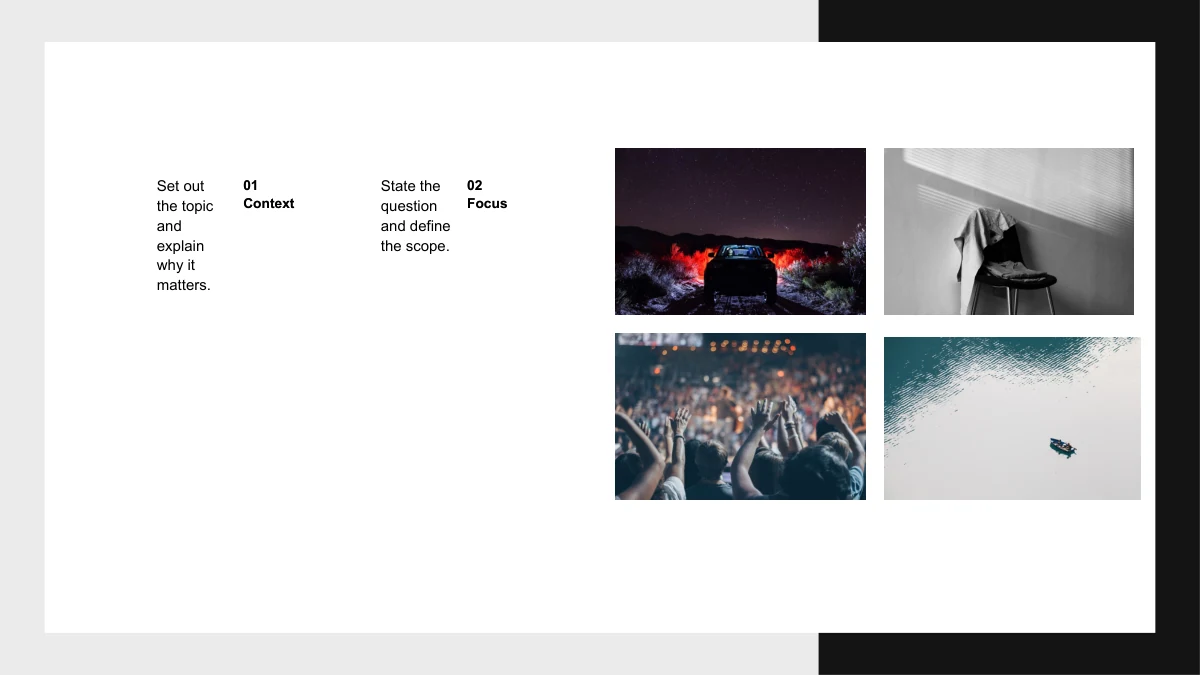Educational Presentation Examples Monochrome Forest Edge Thesis Defense Presentation Template