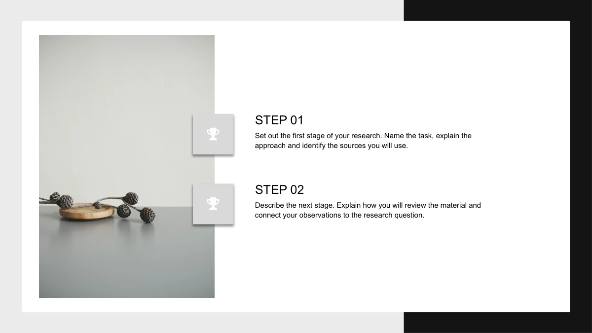 Educational Presentation Examples Monochrome Forest Edge Thesis Defense Presentation Template