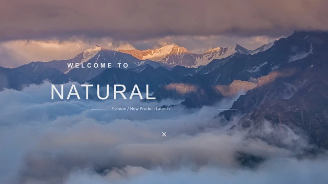 Modello di presentazione Naturale