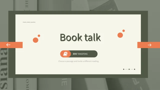 Olive Book Frame Presentation Template