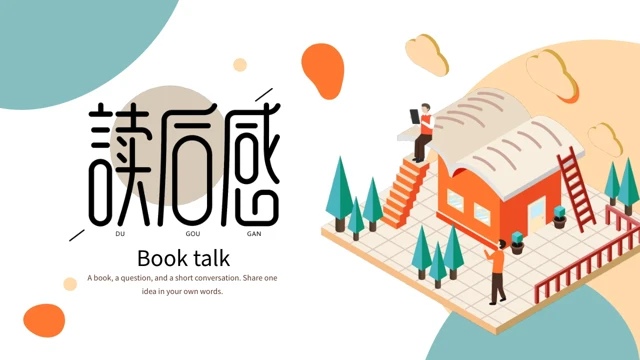 Orange Book Village Presentation Template