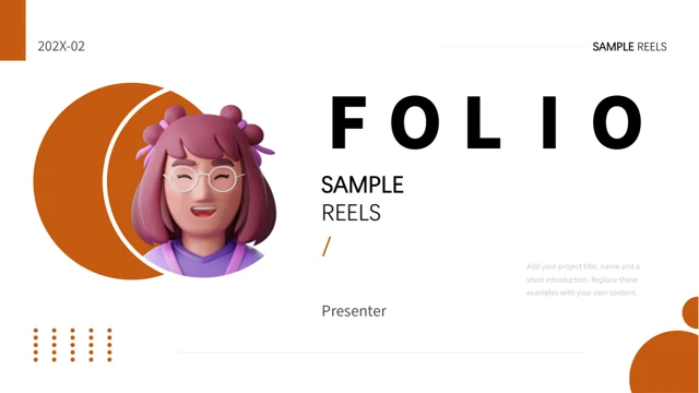 Orange Interior Portfolio Presentation Template