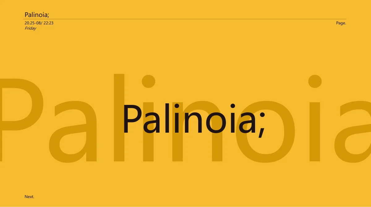 Palinoia Presentation Template — Slide 1 of 30