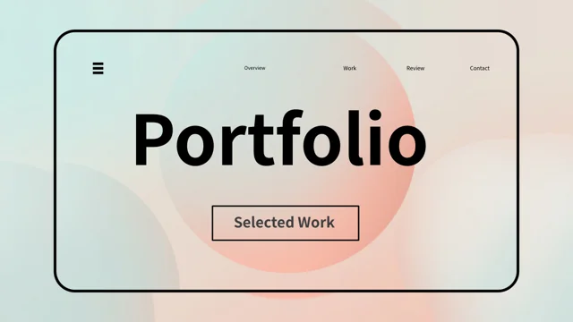 Pastel Gradient Portfolio Presentation Template