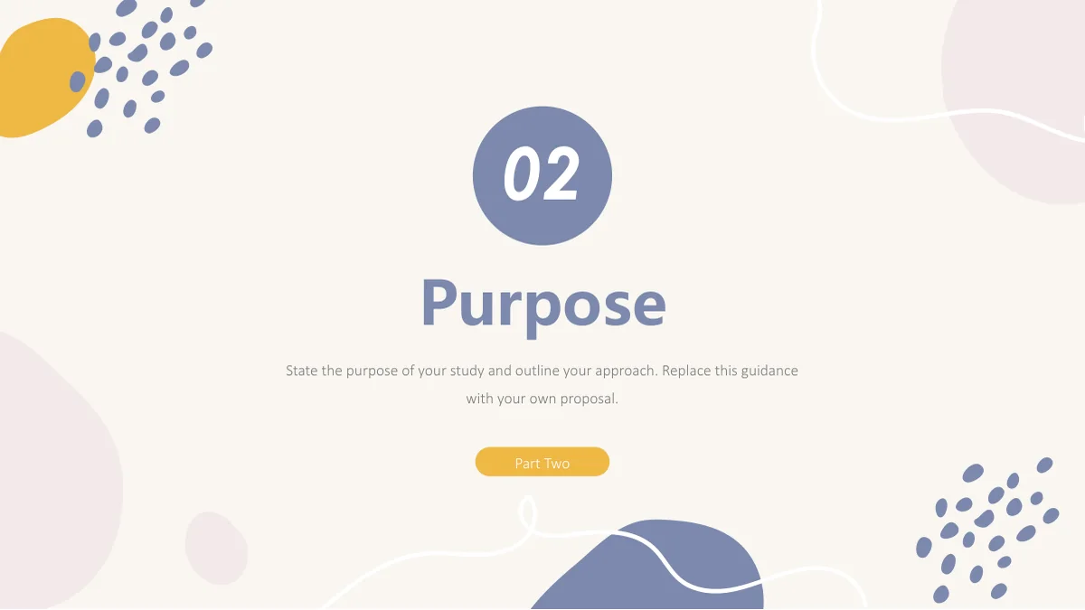 Número 02 sobre Purpose com etiqueta amarela Part Two.