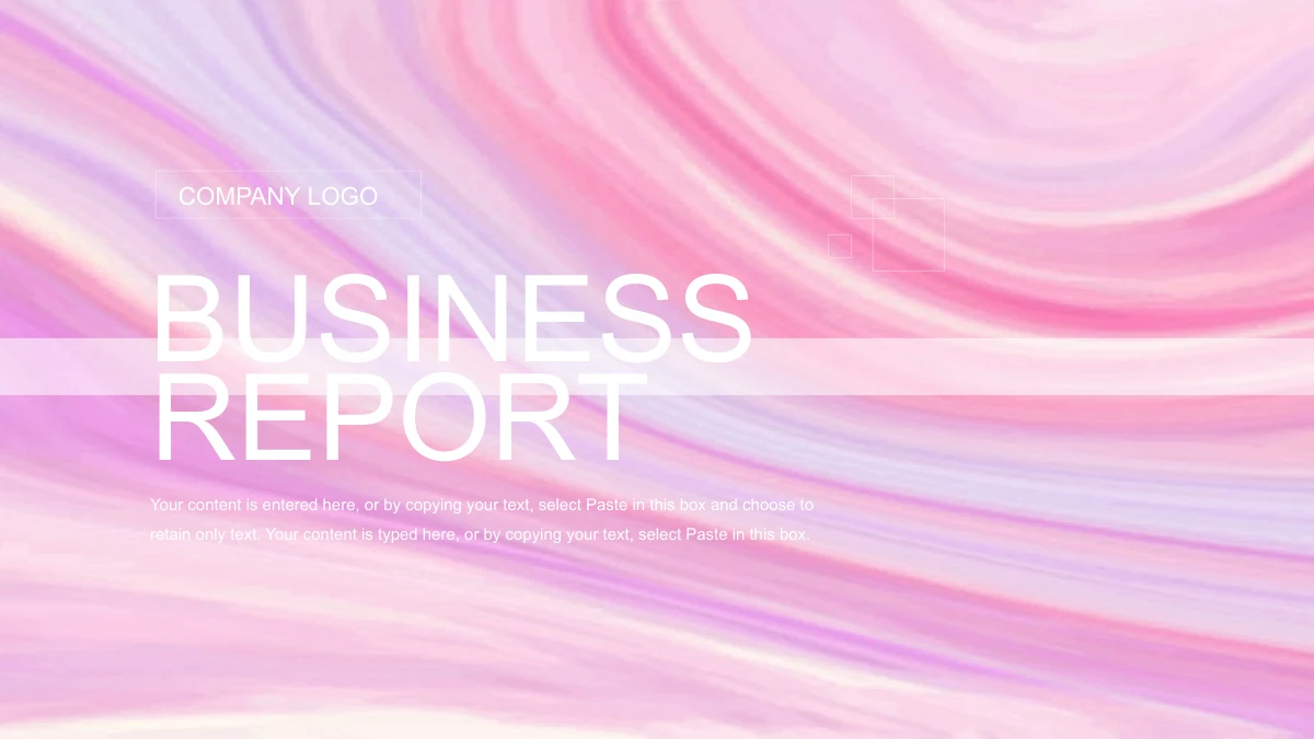 Modèle de présentation Affaires aux volutes roses — Diapositive 1 sur 20