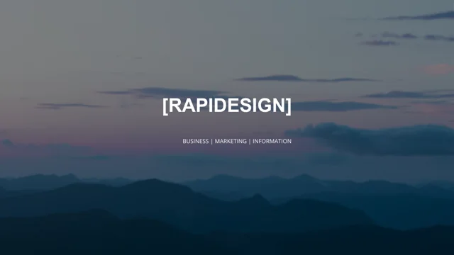 Mẫu bài thuyết trình Rapidesign
