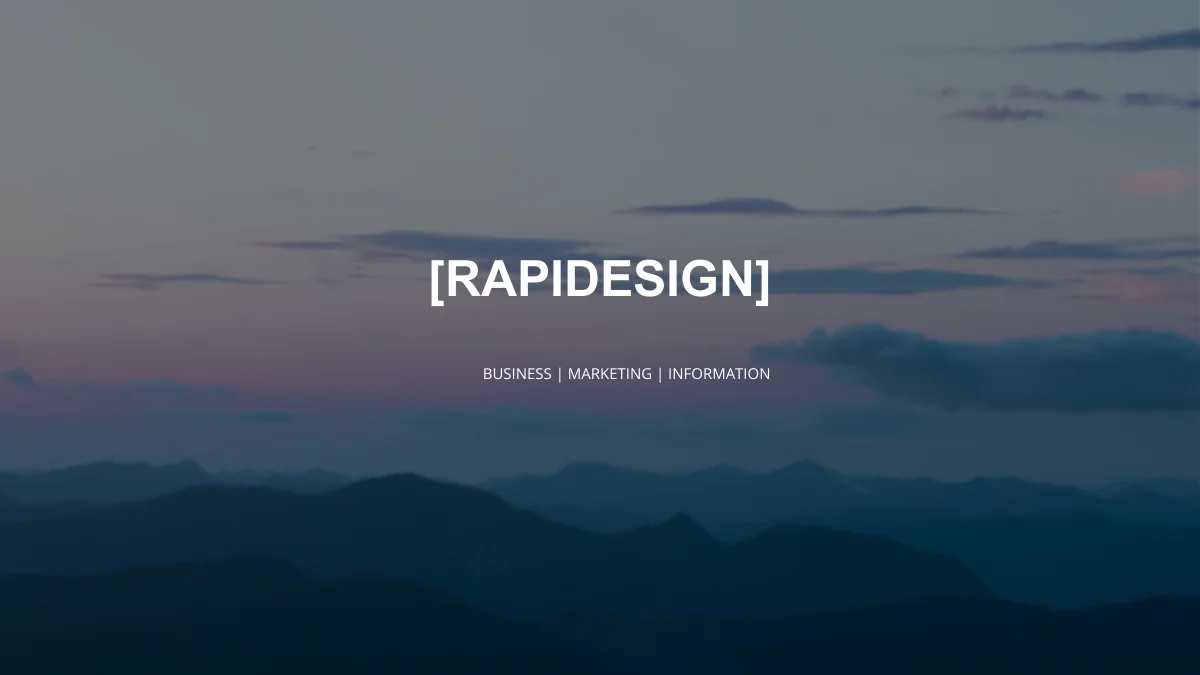 Mẫu bài thuyết trình Rapidesign — Trang 1 trên 19
