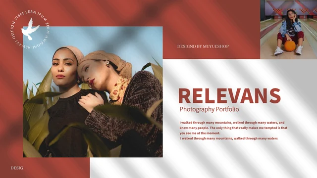 Relevans Photography Portfolio Presentation Template