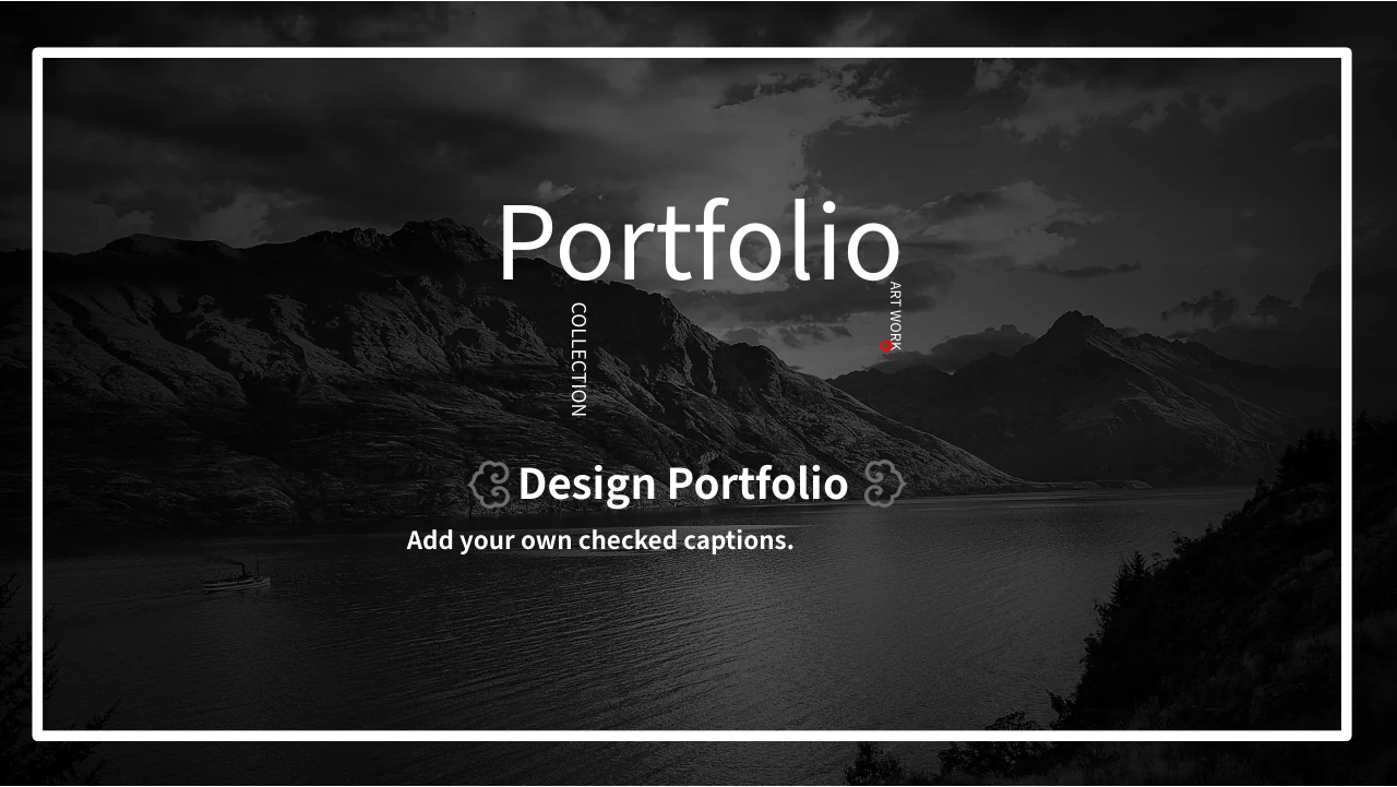 Scenic Design Portfolio Presentation Template — Slide 1 of 30