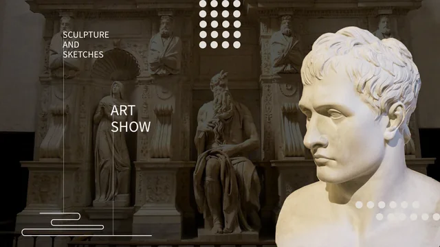 Sculpture and Sketches Presentation Template