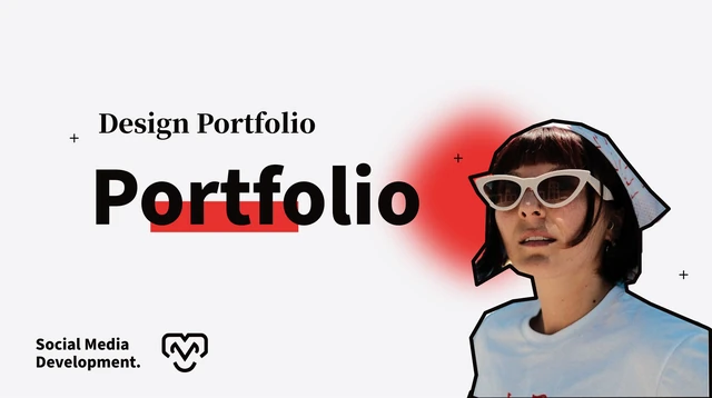 Social Media Portfolio Presentation Template
