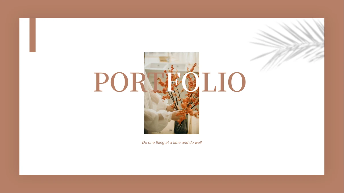 Warm Photography Portfolio Presentation Template