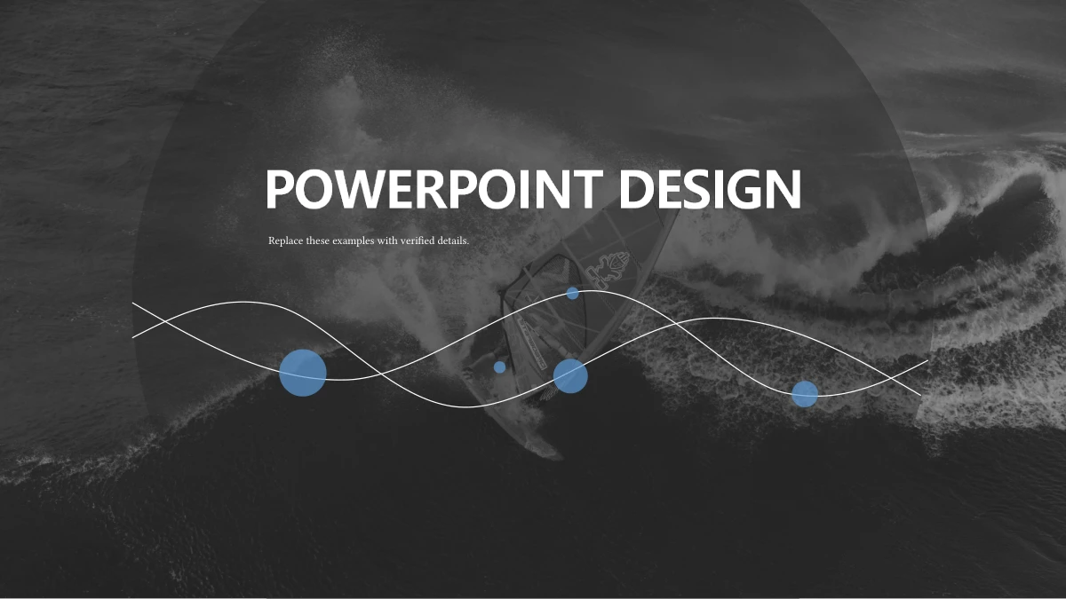Wave Line Business Presentation Template — Slide 1 of 20